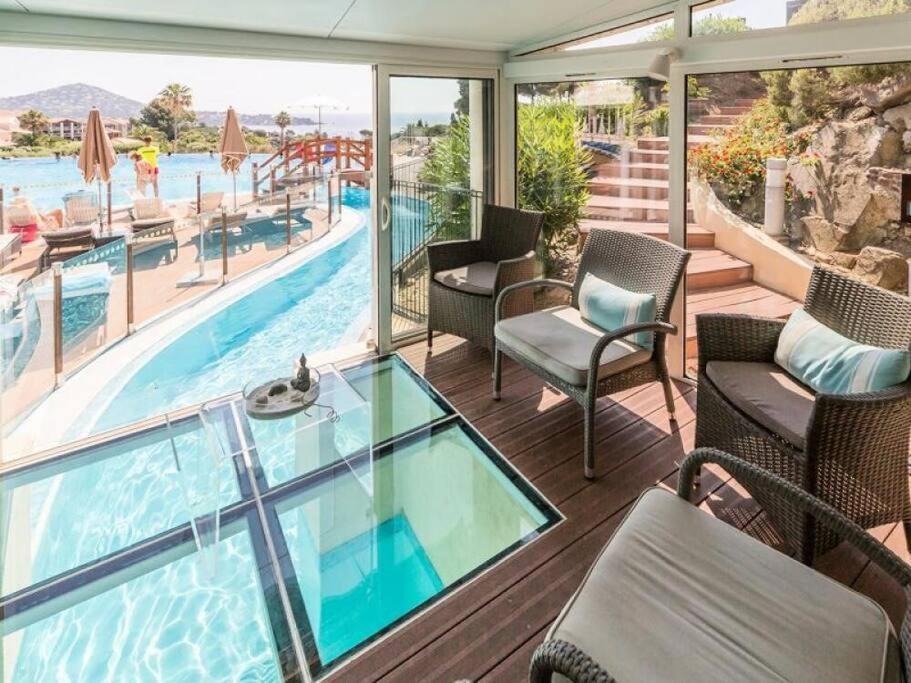 Dans Un Cadre D'Exception, Vue Mer Panoramique A Agay Cote D'Azur, Village Vacances Cap Esterel, T2 Avec Jardin, Golf, Climatisation, Wifi, 5 Piscines Saint-Raphael (Var) Exterior foto