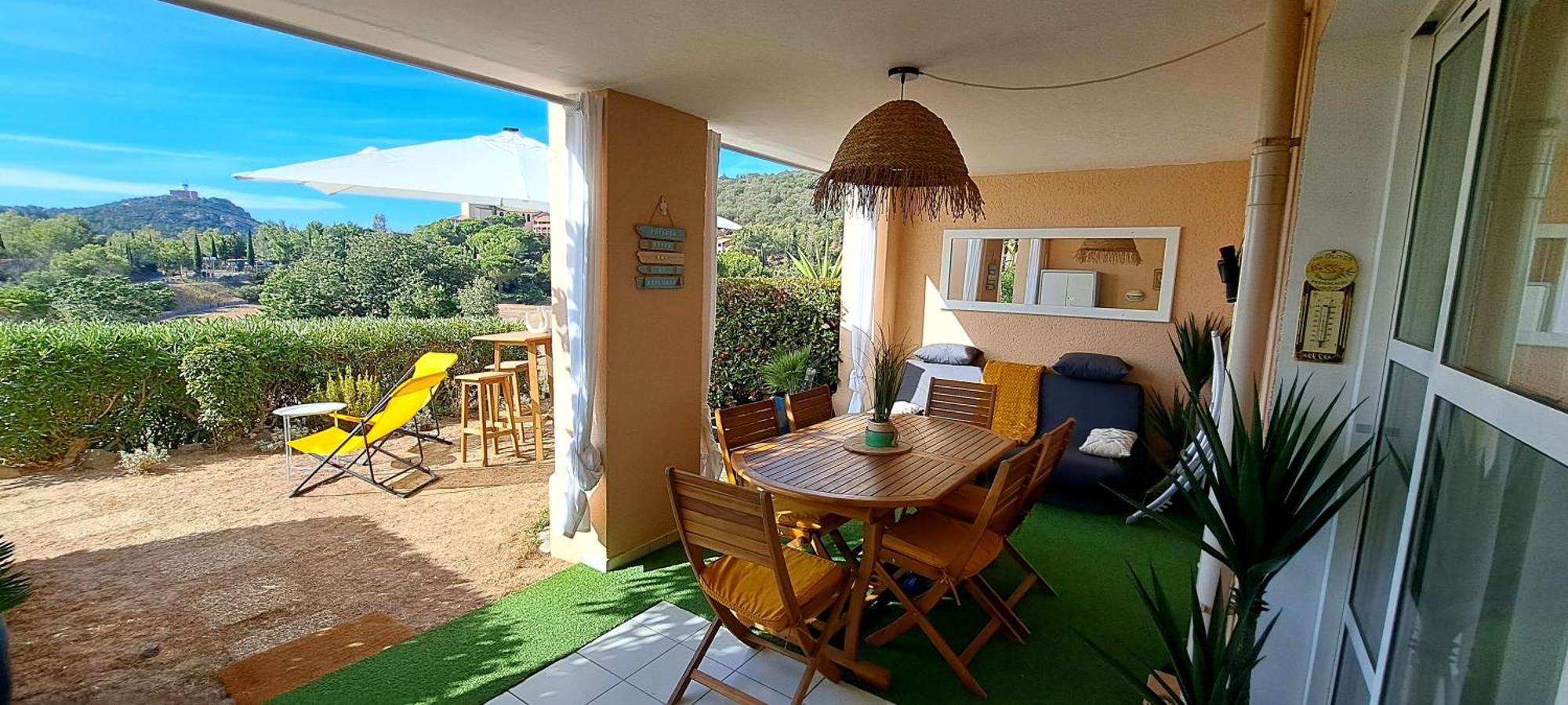 Dans Un Cadre D'Exception, Vue Mer Panoramique A Agay Cote D'Azur, Village Vacances Cap Esterel, T2 Avec Jardin, Golf, Climatisation, Wifi, 5 Piscines Saint-Raphael (Var) Exterior foto