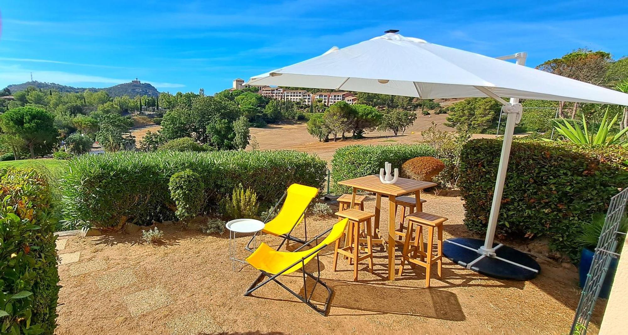 Dans Un Cadre D'Exception, Vue Mer Panoramique A Agay Cote D'Azur, Village Vacances Cap Esterel, T2 Avec Jardin, Golf, Climatisation, Wifi, 5 Piscines Saint-Raphael (Var) Exterior foto