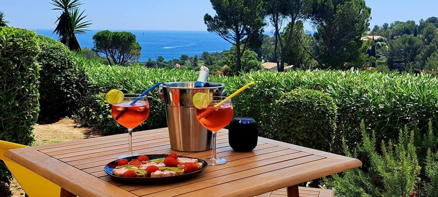 Dans Un Cadre D'Exception, Vue Mer Panoramique A Agay Cote D'Azur, Village Vacances Cap Esterel, T2 Avec Jardin, Golf, Climatisation, Wifi, 5 Piscines Saint-Raphael (Var) Exterior foto